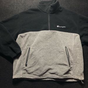 Champion spell out quarter zip